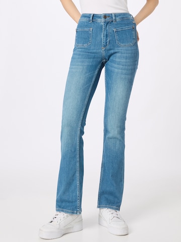 FREEMAN T. PORTER Flared Jeans 'Grace' in Blauw: voorkant