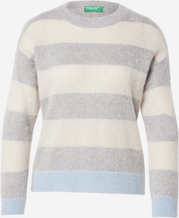 UNITED COLORS OF BENETTON Sweater in Grey: front