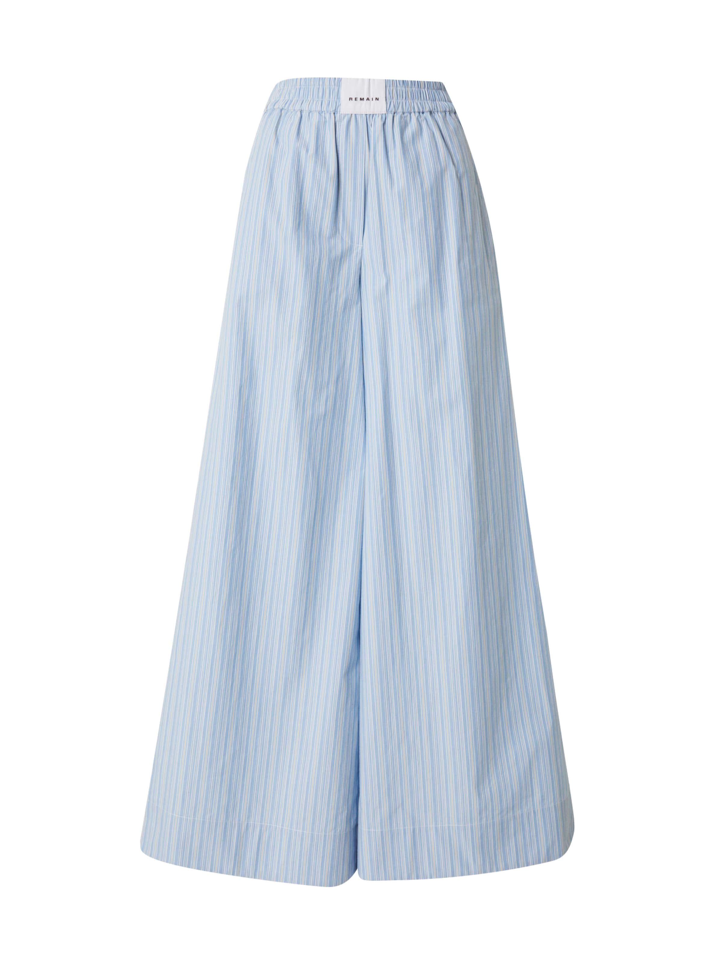 REMAIN Zvonové kalhoty Kalhoty – modrá: přední strana