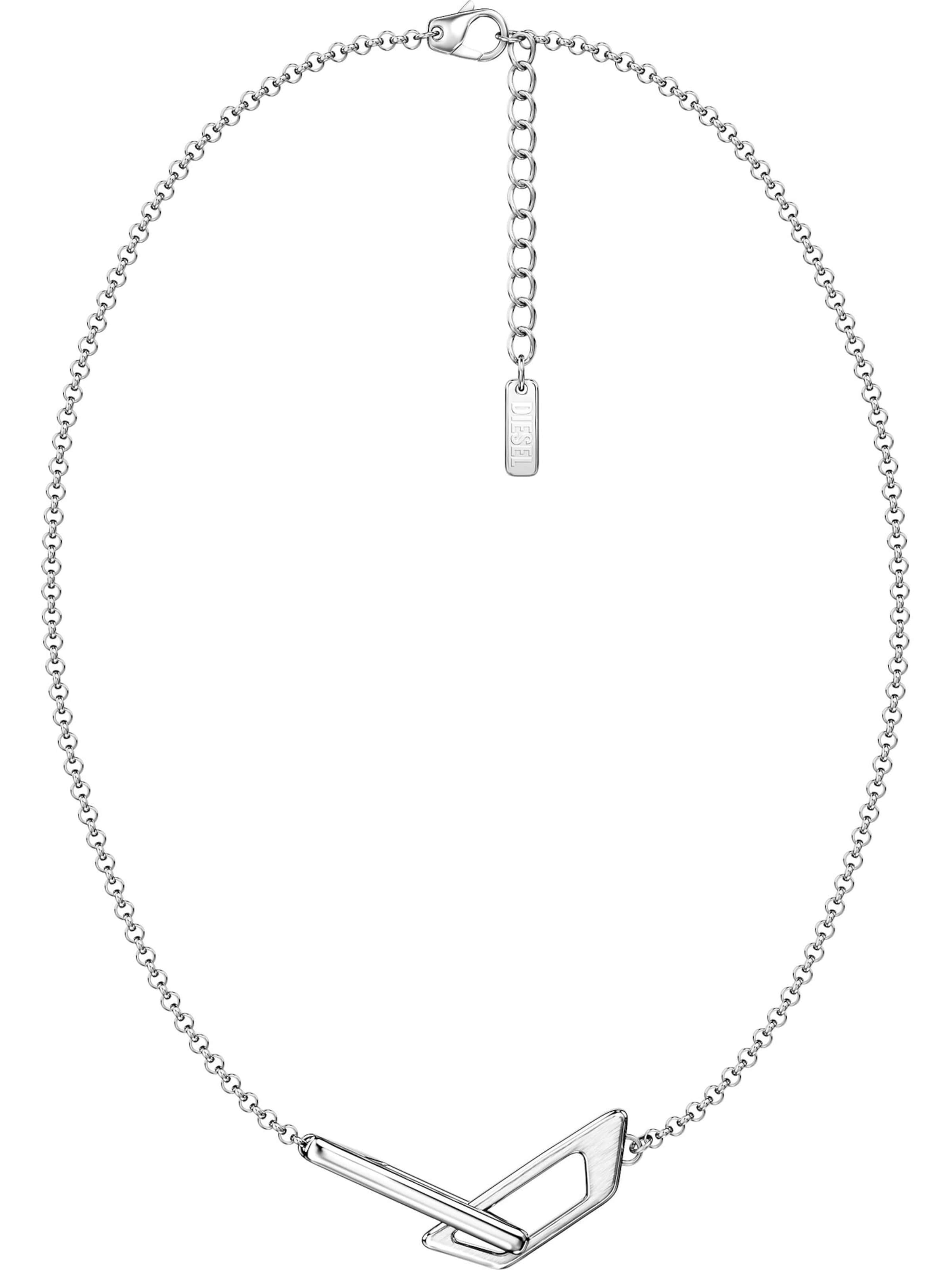 DIESEL Kette in One Size in silber, Produktansicht
