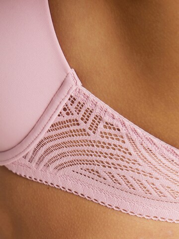 Marc O'Polo T-shirt BH ' Timeless Lace ' in Roze