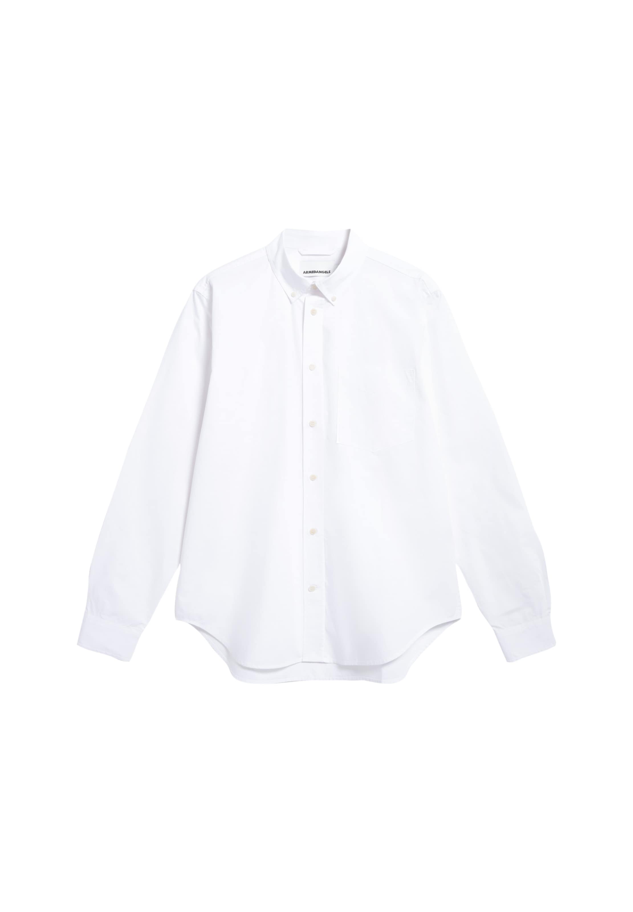 Fit confort Chemise ARMEDANGELS en blanc : devant
