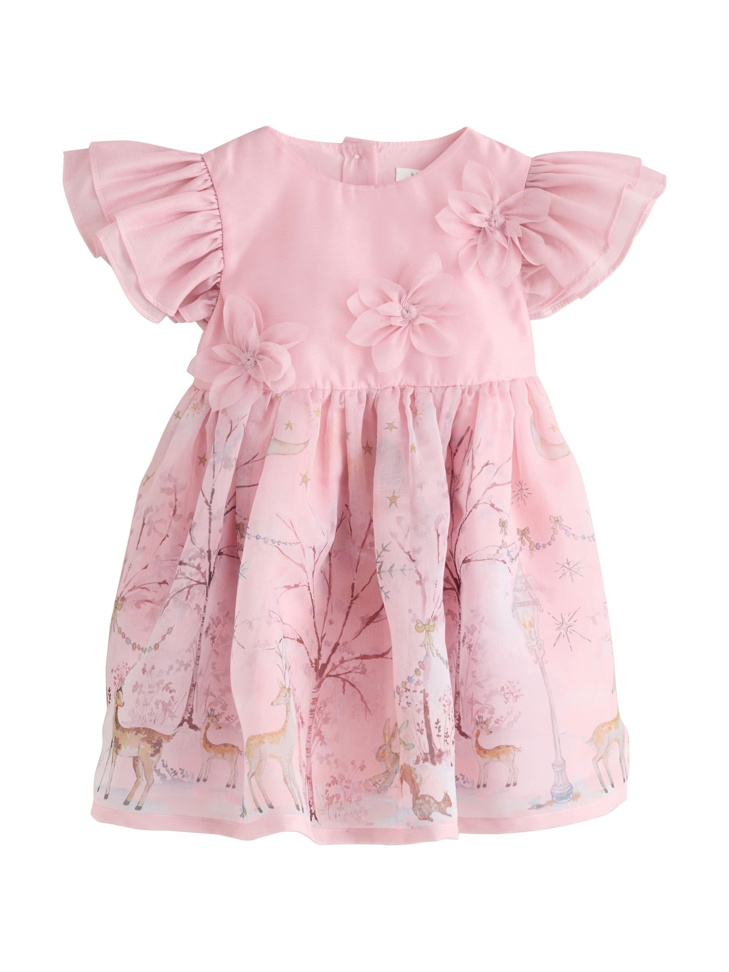 Next - Vestido en rosa: frente