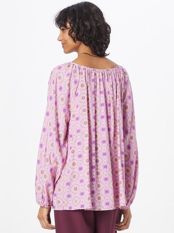 Zwillingsherz Blouse in Purple