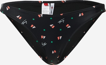 Slip costum de baie de la Tommy Jeans pe negru: față