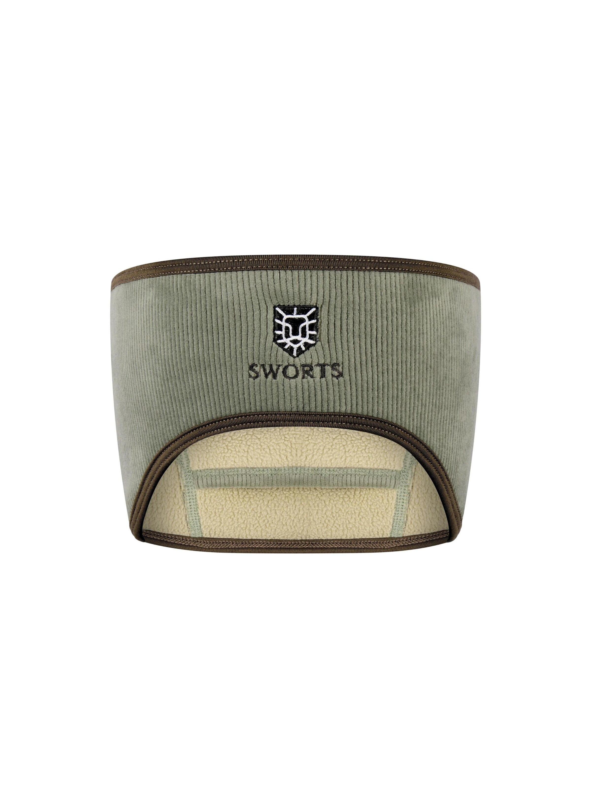 SWORTS Athletic Headband 'Polar Ear Warmer' in Green: front