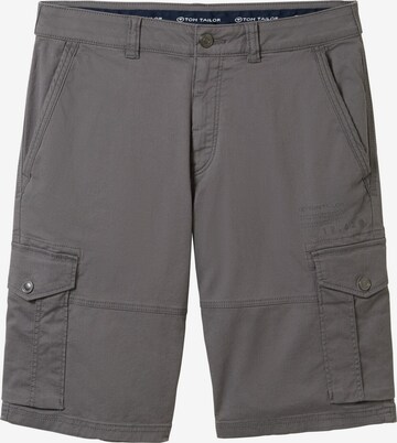 Pantalon cargo TOM TAILOR en gris : devant