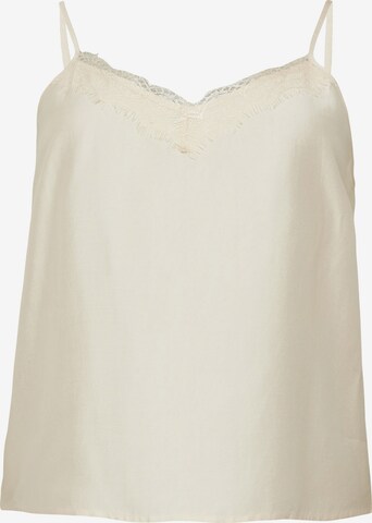 Guido Maria Kretschmer Curvy Top 'Sandy' in Beige: front