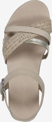 TAMARIS Sandalen met riem in Beige