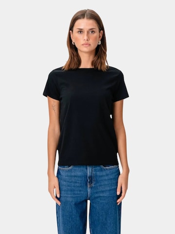 TEESHOPPEN Shirt in Black: front