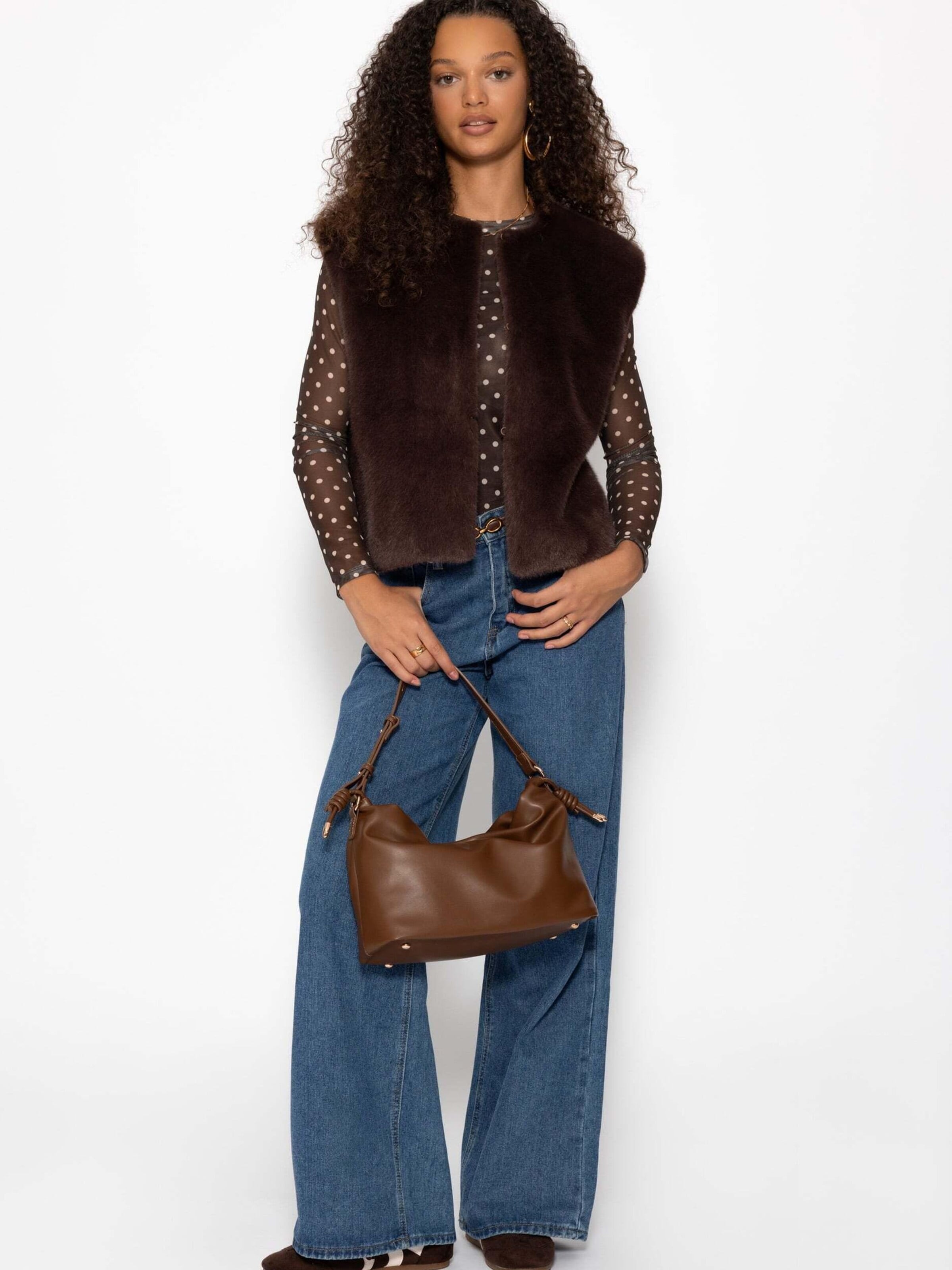 SASSYCLASSY Shirt in Brown