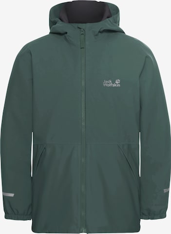 JACK WOLFSKIN Outdoor jacket 'Snow Days' in Green: front