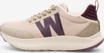 Baskets basses WODEN en rose : devant