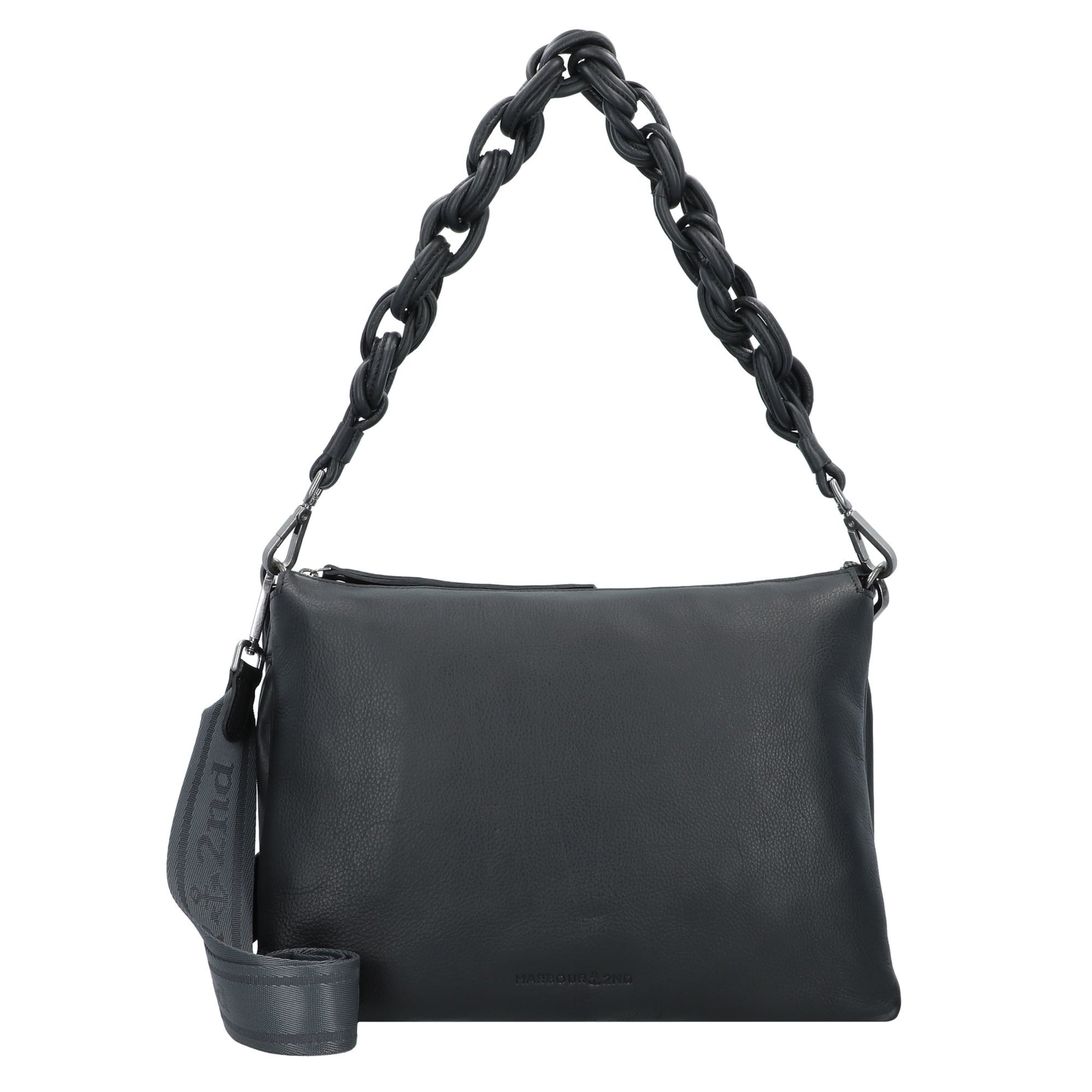 Harbour 2nd Schultertasche 'Just Pure' in Schwarz: Vorderseite