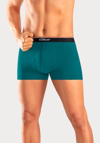 s.Oliver Boxershorts i blå: framsida