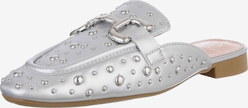 Ital-Design Pantolette in Silber: Vorderseite