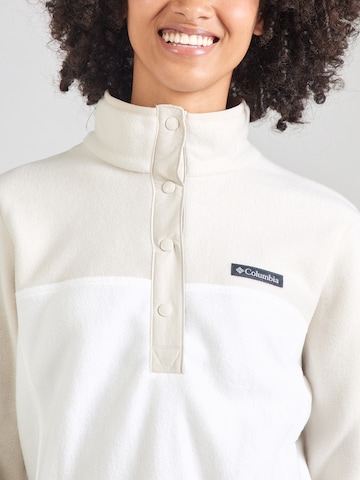 Pull-over de sport 'Benton Springs II' COLUMBIA en blanc