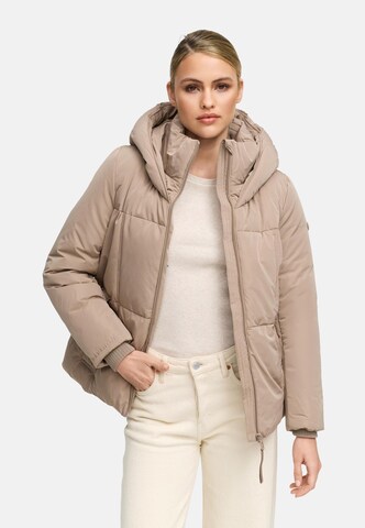 NAVAHOO Winter jacket 'Flüsterfee 14' in Beige