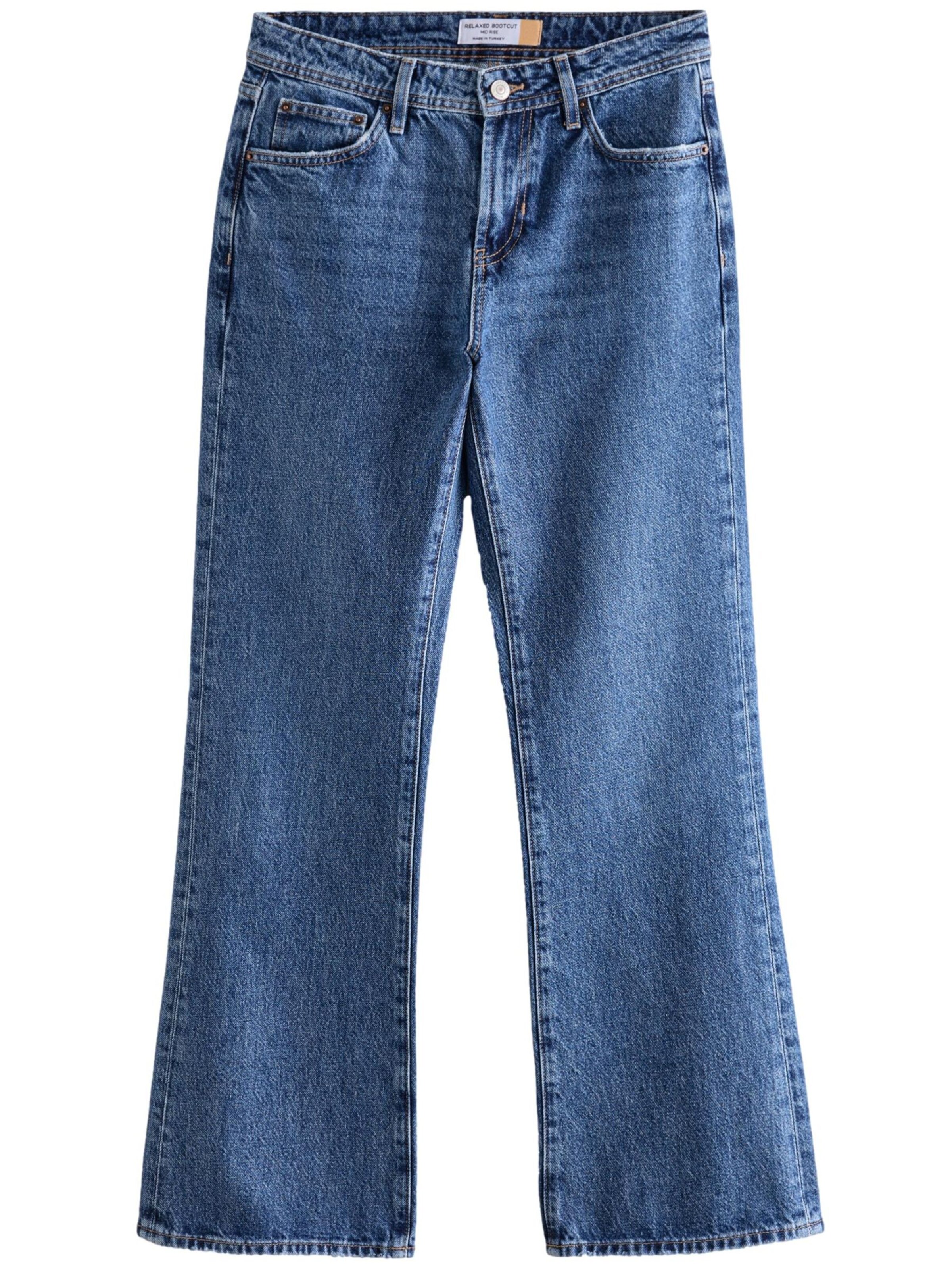 Next Flared Jeans in Blue: front