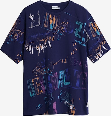 mėlyna Desigual Marškinėliai: priekis