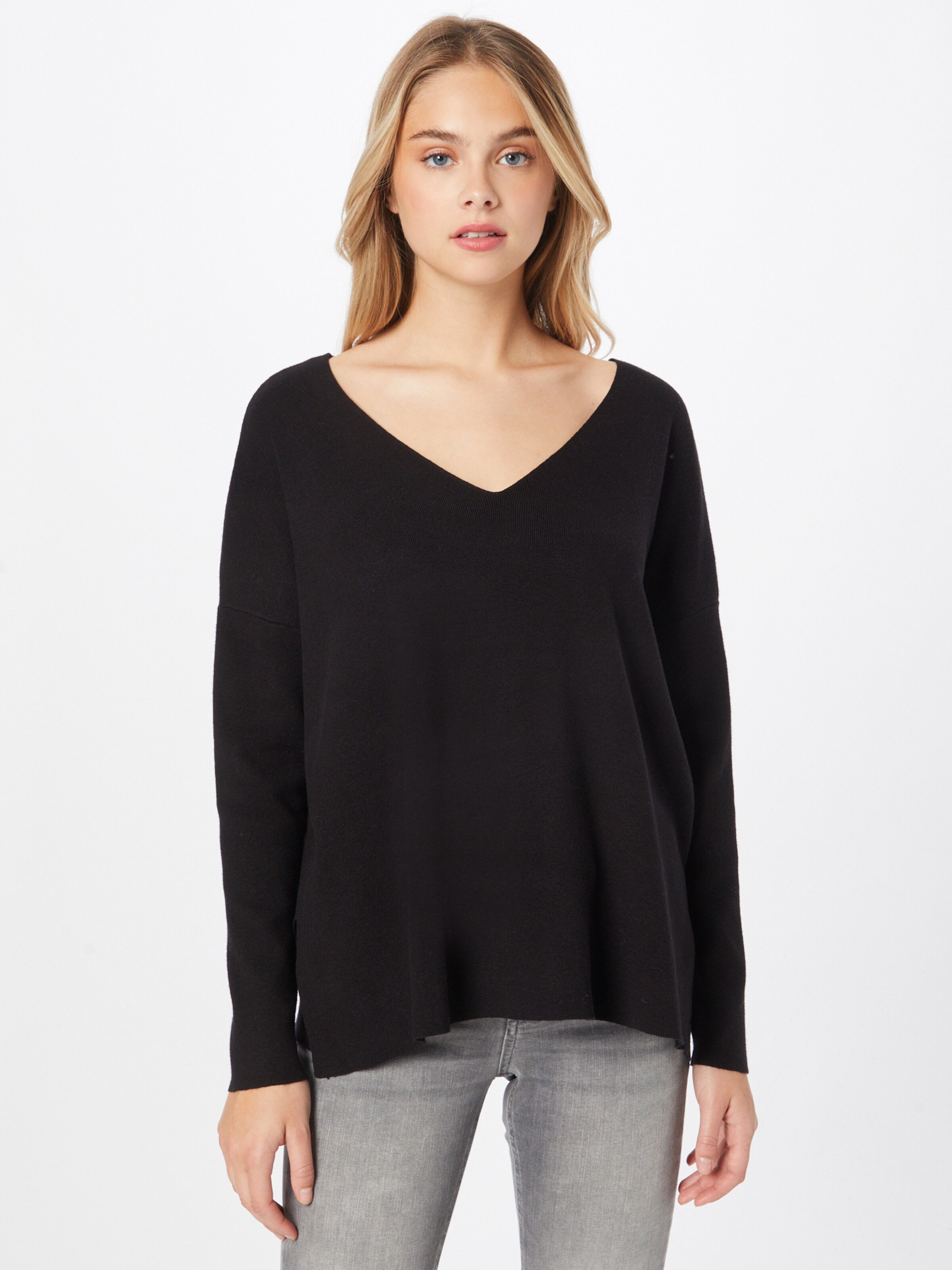 Frauen Pullover & Strick ONLY Pullover 'AUGUSTA' in Schwarz - HK21850