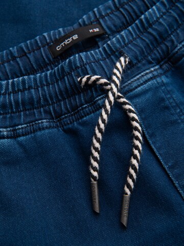 Ombre Regular Hose in Blau