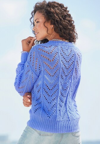 VIVANCE Sweter w kolorze niebieski