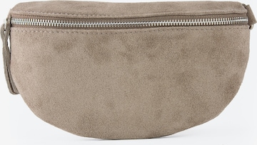 lePelou Gürteltasche 'VALENTINA small' in Grau: Vorderseite