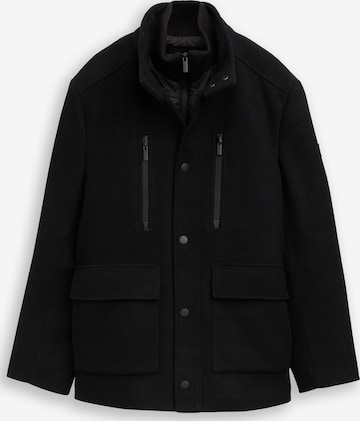Veste mi-saison TOM TAILOR en noir : devant