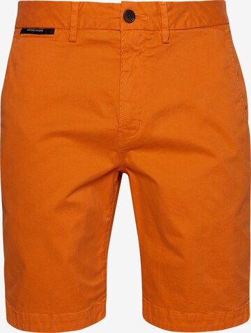 Superdry Chino Pants in Orange: front