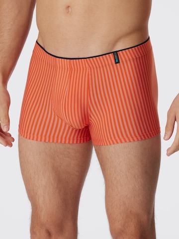 Regular Boxers ' Long Life Soft ' SCHIESSER en orange : devant