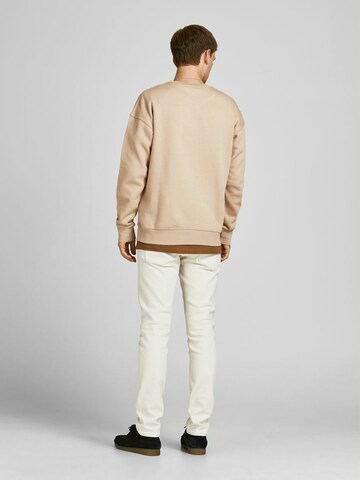 JACK & JONES Sweatshirt 'Star' in Beige