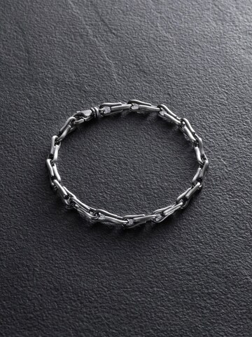 Braccialetto 'TRIAL' di REYTEL in argento: frontale