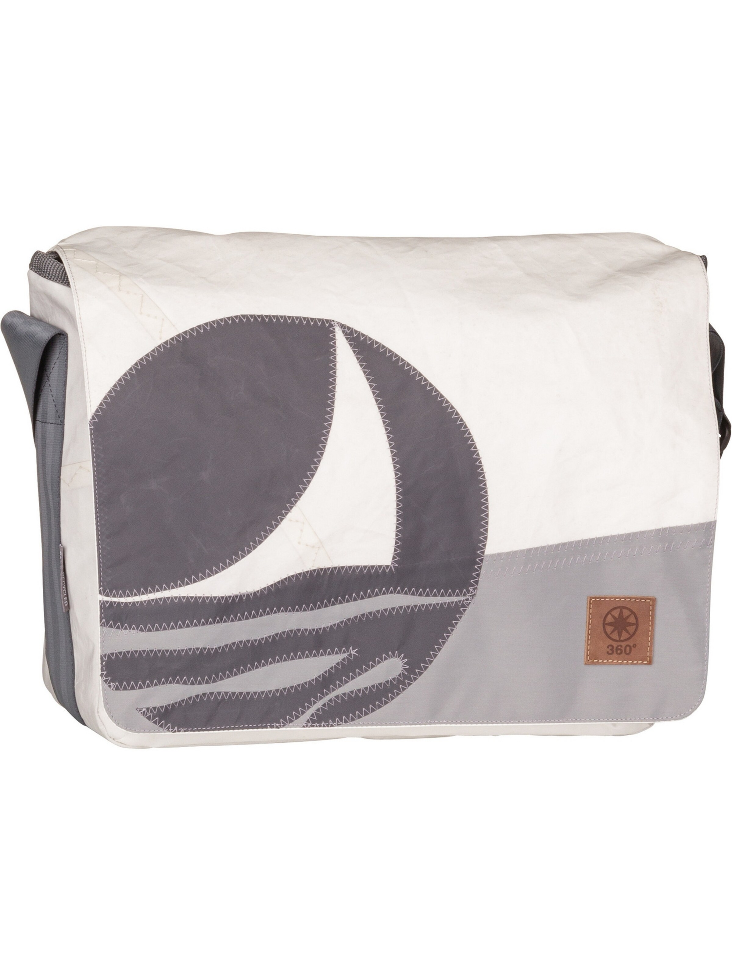 360 Grad Crossbody Bag 'Barkasse' in Beige: front