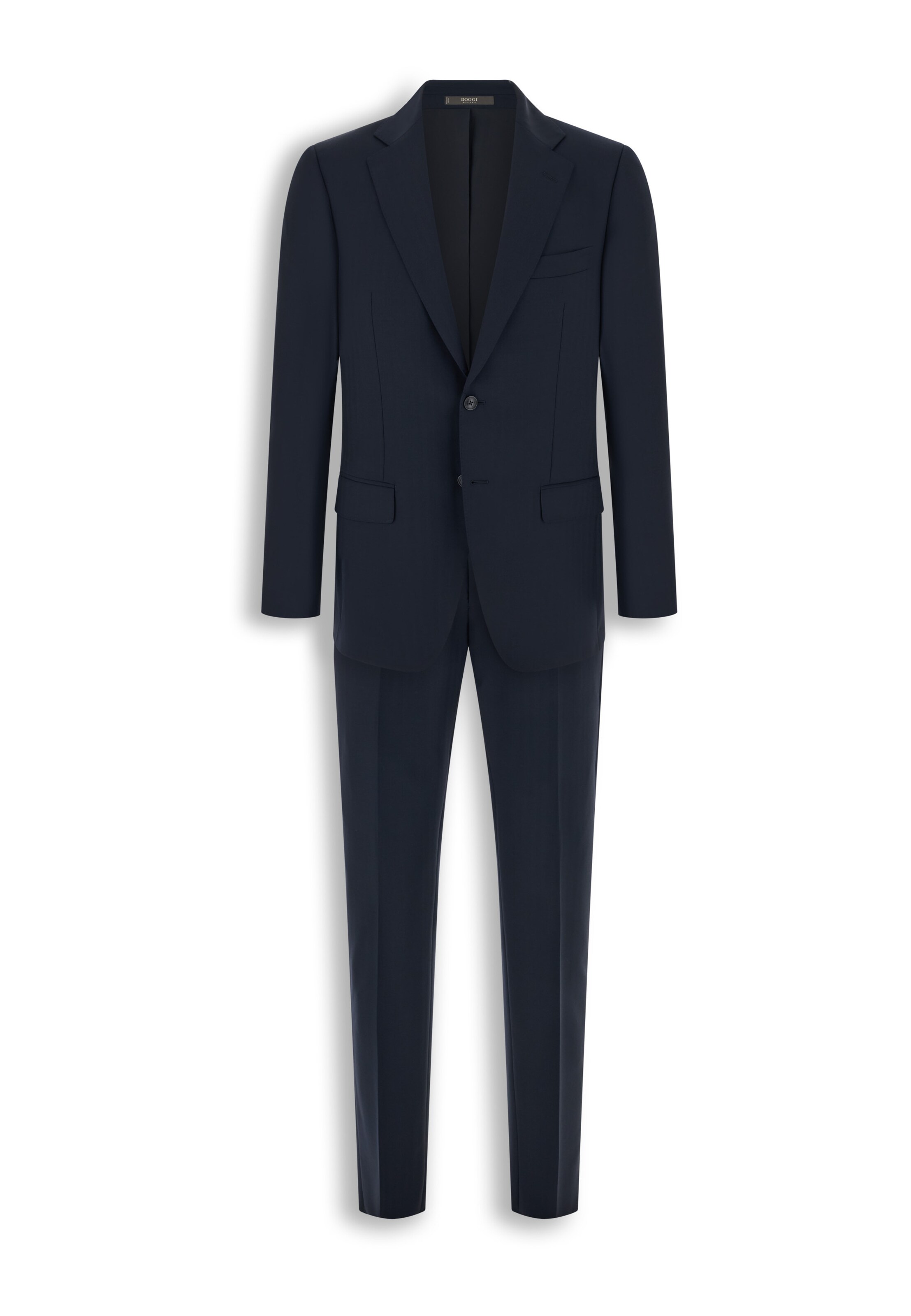 Boggi Milano Regular Anzug in Blau: Vorderseite