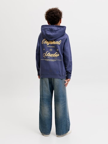 Jack & Jones Junior Sweatshirt 'JORNORREBRO' in Blauw: voorkant