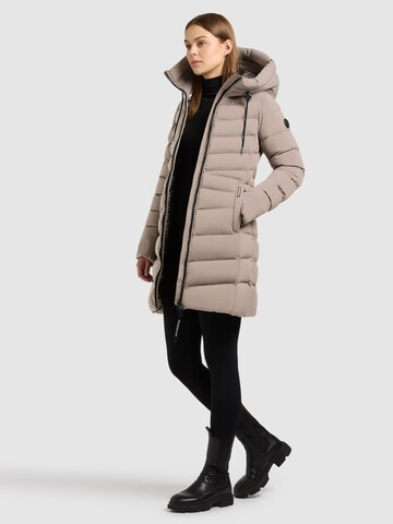 khujo Winter Coat 'Tuhani5' in Grey