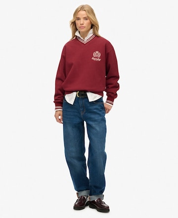 Superdry Sweatshirt 'Country Club' in Rood