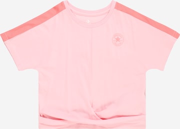 CONVERSE Bluser & t-shirts 'CHUCK' i pink: forside