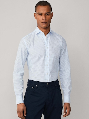 Hackett London Regular Fit Hemd in Blau: Vorderseite