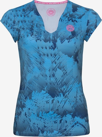 BIDI BADU Performance Shirt in Blue: front