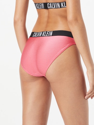 rožinė Calvin Klein Swimwear Bikinio kelnaitės