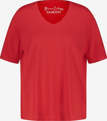 SAMOON Shirt in Red: front