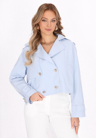 Veste mi-saison faina en bleu : devant