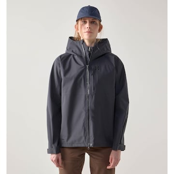 Haglöfs Outdoor Jacket in Black: front