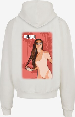 Merchcode Sweatshirt 'Grand Miami' in White