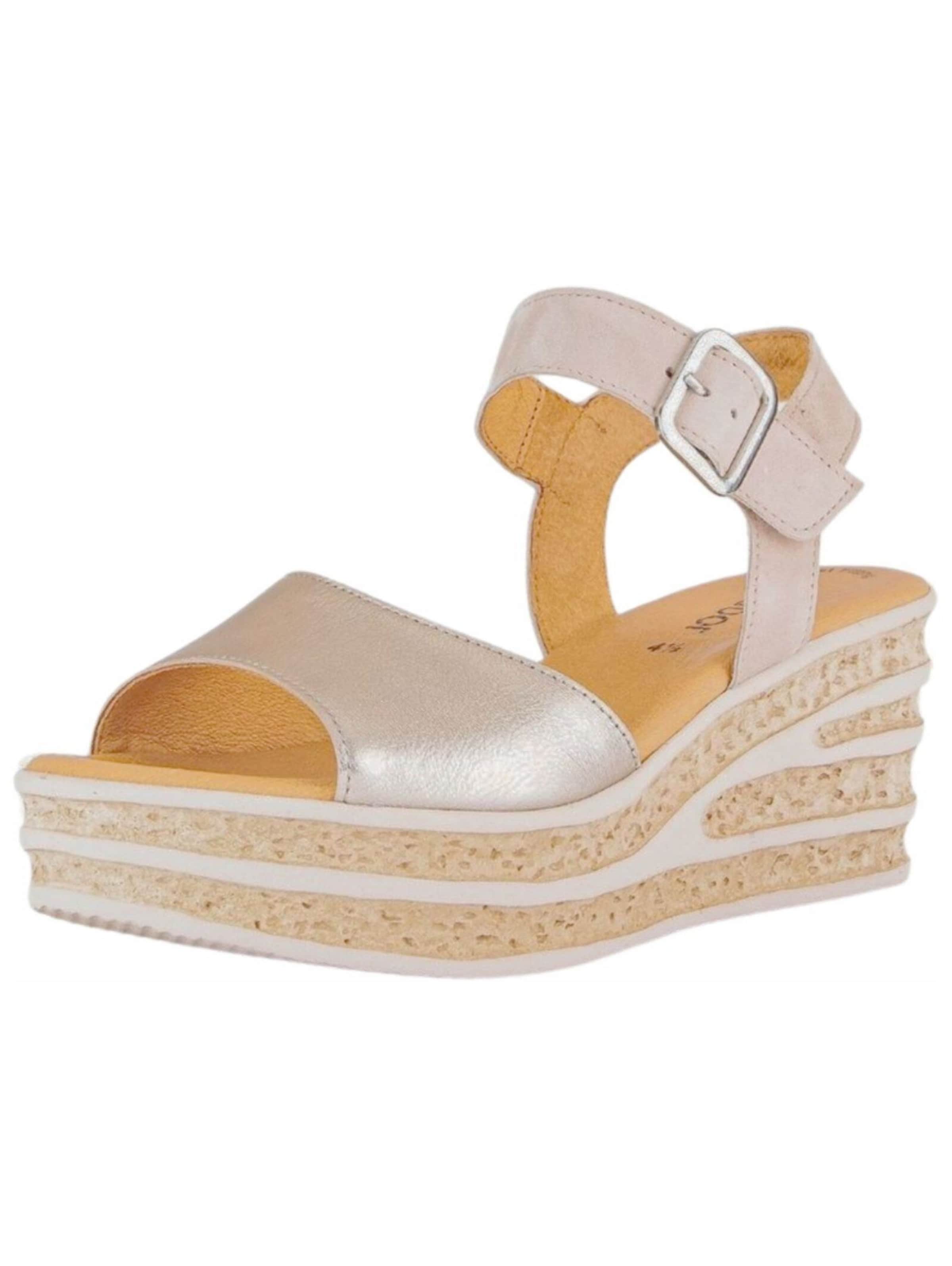 Sandales GABOR en rose : devant