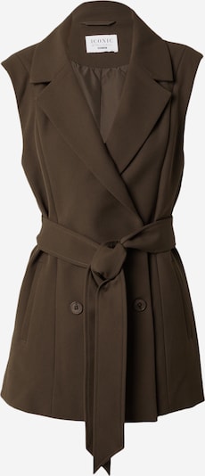 ABOUT YOU x Iconic by Tatiana Kucharova Gilet de costume 'Jane' en olive, Vue avec produit