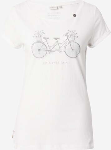 Ragwear Shirt 'FLLORAH' in White: front