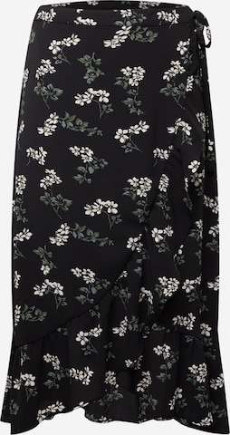 Vero Moda Curve Skirt 'Saga' in Black: front